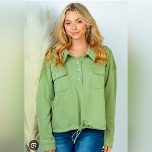 White Birch Black Label Terry sage green 💚 Hoodie - 2XL